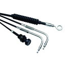 モーションプロ スロットルケーブル ノーマルキャブ用(ブラックビニール) ノーマル+6インチ FLSTF YM06-0208
