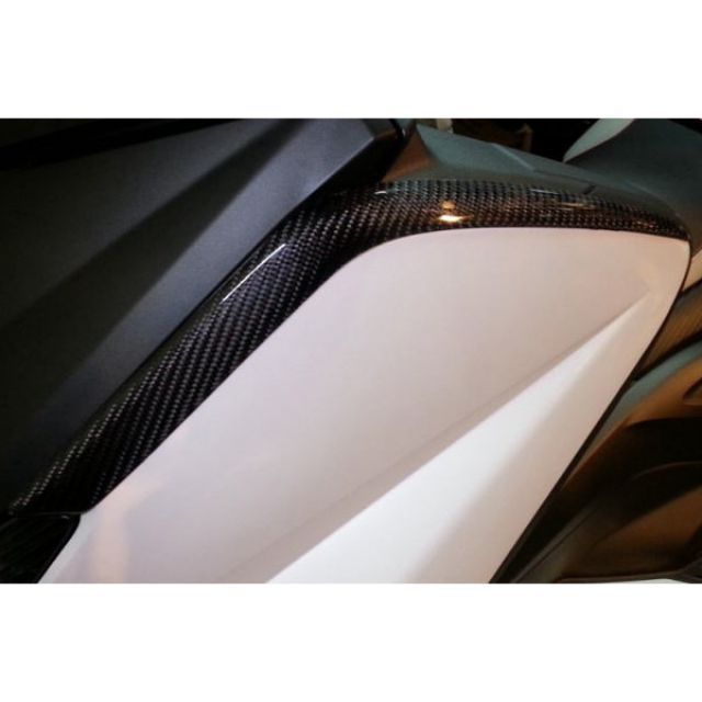 【メーカー直送】弥生 ミラーホールカバー2 T-MAX530 素材 シルバーカーボン SJ12J-108SCF