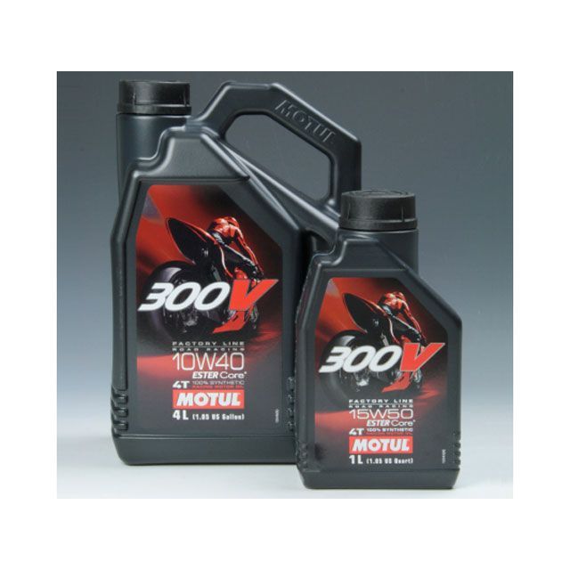 MOTUL 300V FACTORY LINE ROAD RACING 粘度：15W-50 容量：1リットル MOT-026 モチュール エンジンオイル バイク 1