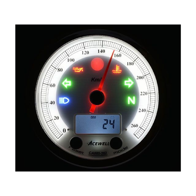 ������������ CA085-152 ¿��ǽ�ǥ�����᡼���� 150Km/H ���� ���顼 �ۥ磻�ȥѥͥ� CA085-152-W