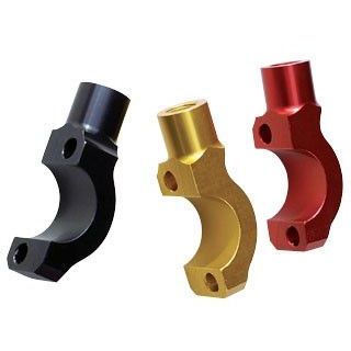ベルリンガー ミラーホルダー クラッチ側 M10 正ネジ 22.2mmハンドル用 汎用 カラー パープル MDC7-P