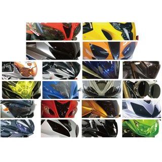 【雑誌付き】Powerbronze GSX-R600 GSX-R750 ヘッドライト・バルブ バイク・サングラス／レンズシールド カラー：イエロー パワーブロンズ