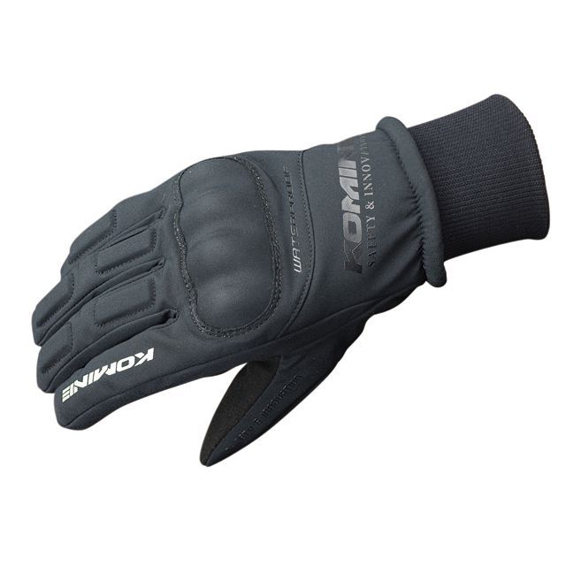 Winter Gloves - コミネ GK-816 WPプロテクトウインターグローブ-キトラ カラー ブラック サイズ 3XL ・06-816