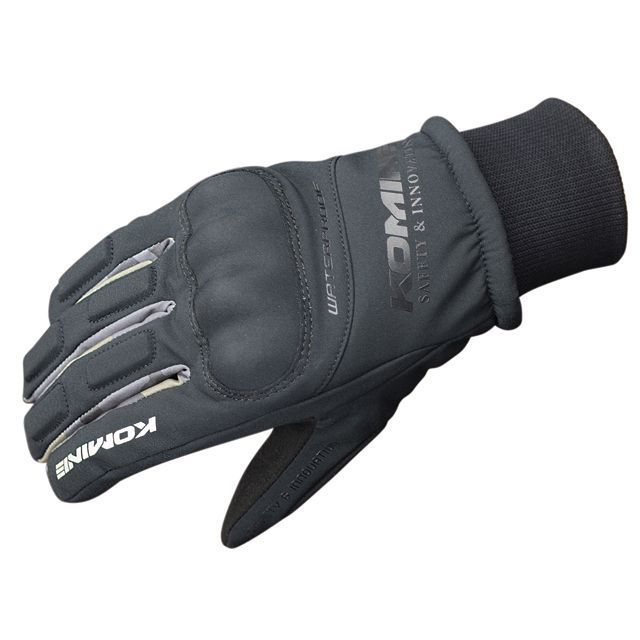 Winter Gloves - コミネ GK-816 WPプロテクトウインターグローブ-キトラ カラー ブラック/ウッドカモ サイズ S ・06-816