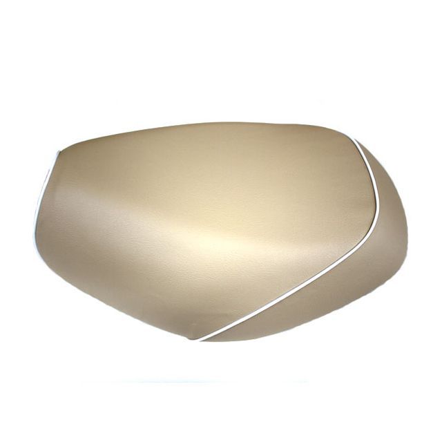 グロンドマン アドレス110（CF11A） 国産シートカバー ベージュ アドレス110 タイプ 被せ 仕様 白パイピング GR17SC330P20