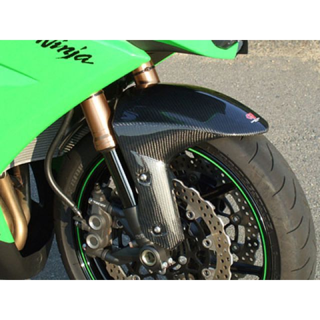 CLEVERWOLF フロントフェンダー 材質：カーボン平織 08ZX1-206-02 クレバーウルフ フェンダー バイク ニンジャZX-10R