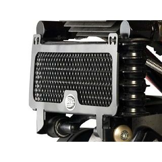 アールアンドジー オイルクーラーガード（ブラック） Hypermotard796 RG-OCG0006BK