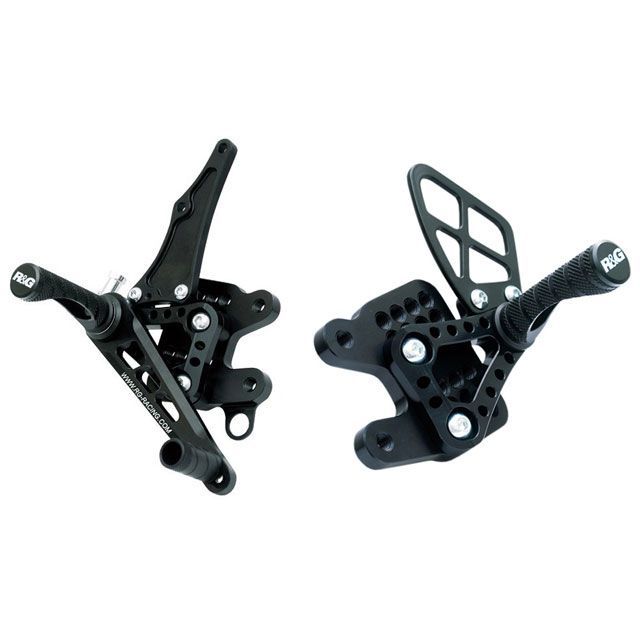 アールアンドジー 可変レーシングステップキット（ブラック） 正チェンジ GSX-R1000 RG-RSET03BK