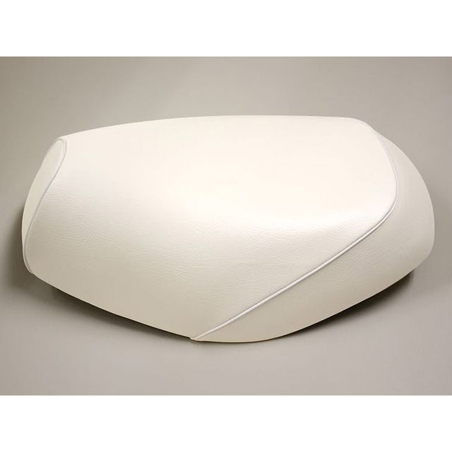 グロンドマン アドレスV125 国産シートカバー 白 アドレスV125 タイプ 張替 仕様 白パイピング GH71SC20P20