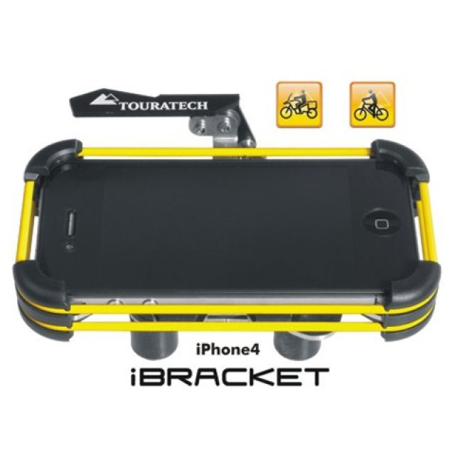 TOURATECH アップルiPhone4 ＆ iPhone4S ホルダー i Bracket-Motorcyclet-Bicycle tt_01-065-0435-0 ツアラテック 電子機器類 バイク