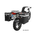 ツアラテック ZEGA-PRO 「And-black」 アルミニウムパニアシステム 31+31L BMW F650GS/Dakar G650GS/Sertao ...