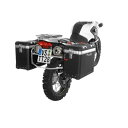 ツアラテック ZEGA-PRO 「And-black」 アルミニウムパニアシステム 38+38L BMW F650GS/Dakar G650GS/Sertao ...