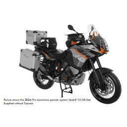 正規品／TOURATECH ZEGA-PRO アルミニウムパニアシステム 38＋45L KTM 1190 Adventure/R（シルバーフレーム） tt_01-371-5735-0 ツアラテック ツーリング用バッグ バイク