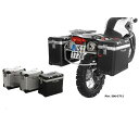 ツアラテック ZEGA-PRO「And-S」アルミニウムパニアシステム 31+31L BMW F650GS/Dakar/G650GS/Sertao(シルバーフレ...