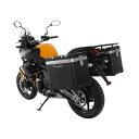正規品／TOURATECH ZEGA-PRO「And-black」アルミニウムパニアシステム 45＋45L Kawasaki Versys 650（2012-）/ブラックフレーム tt_01-408-5772-0 ツアラテック ツーリング用バッグ バイク