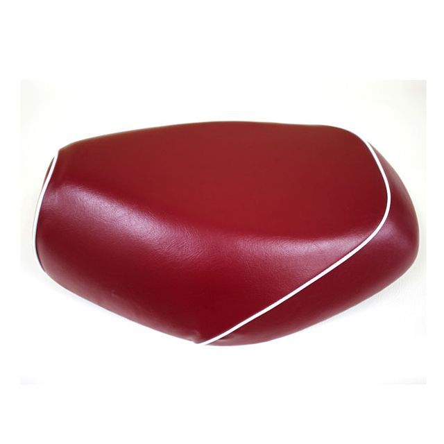 グロンドマン アドレスV125/G（CF46/4E） 国産シートカバー ワインレッド アドレスV125/G タイプ 被せ 仕様 白パイピング GR71SC350P20