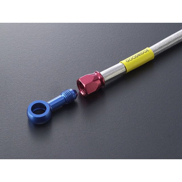 ビルドアライン ビルドアライン ブレーキホース フロント 851/888 フィッティングタイプ アルミ ホースカラー クリア 20591090