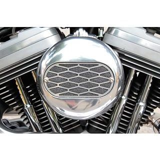 Other - フォーク マルチフェイス エアクリーナー ダイアインサート for スポーツスター（CVキャブ） Sportster（CVキャブ装着車） カラー ポリッシュ ・1143-13