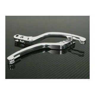 モトコルセ BILLET FOLDING LEVER 右（ブレーキ） 汎用 仕様 取り付けピッチ20 カラー ブラック MCBLT00