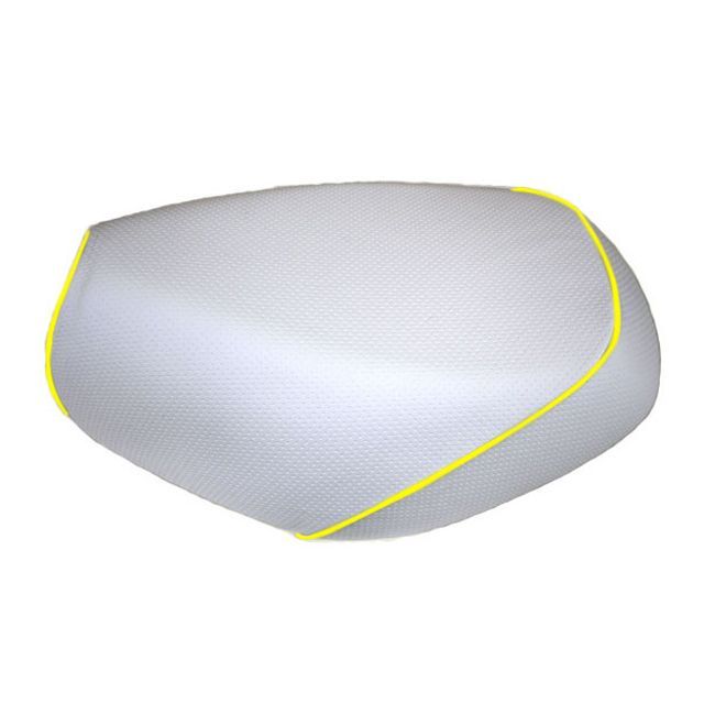 グロンドマン ヴェルデ3型（CA1MB-100001〜） 国産シートカバー エンボスホワイト ヴェルデ3型 ツートン生地 - 仕様 黄パイピング GH32SC280P100