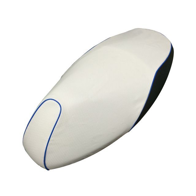 グロンドマン ヴェルデ3型（CA1MB-100001〜） 国産シートカバー エンボスホワイト ヴェルデ3型 ツートン生地 黒 仕様 青パイピング GH32SC281P50