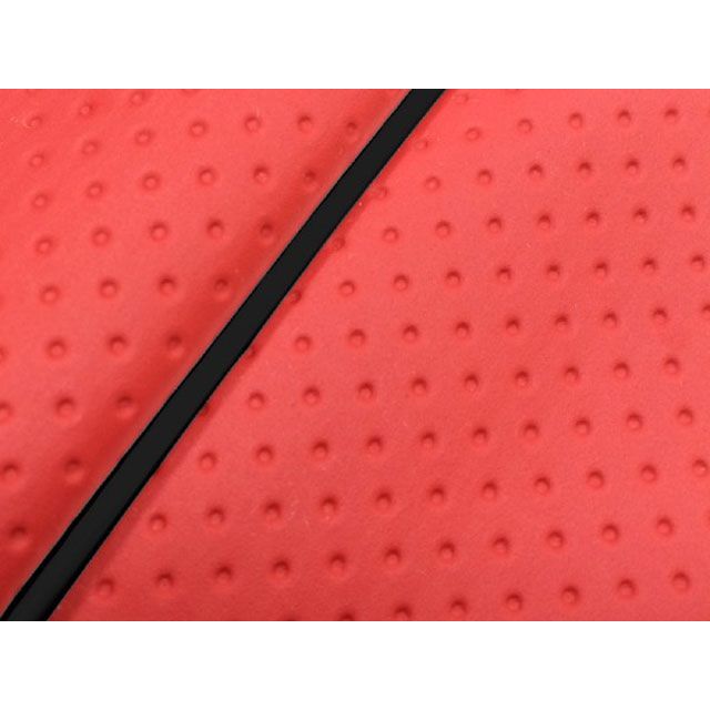 グロンドマン ヴェルデ3型（CA1MB-100001〜） 国産シートカバー フルエンボスレッド ヴェルデ3型 タイプ 被せ 仕様 黒パイピング GR32SC380P10