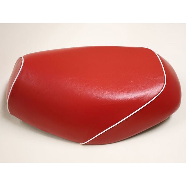 グロンドマン レッツ4 国産シートカバー 赤 レッツ4 タイプ 被せ 仕様 白パイピング GR76SC40P20