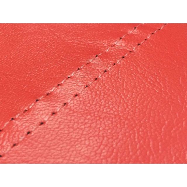 グロンドマン レッツ5 国産シートカバー 赤 レッツ5 タイプ 張替 仕様 透明ダブルステッチ GH86SC40SW0