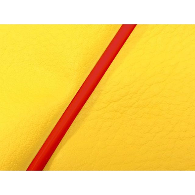 グロンドマン BJ 国産シートカバー イエロー BJ（ベーシックジョグ） タイプ 張替 仕様 赤パイピング GH28YC520P40