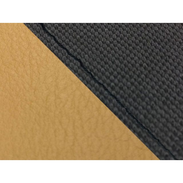 Sheets - グロンドマン MT-09/FZ-09 国産シートカバー スベラーヌ黒＆黄土色 MT-09/FZ-09 タイプ 張替 仕様 黒ステッチ GH5562YC4649S10