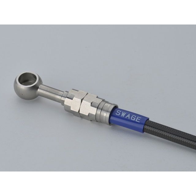 スウェッジラインプロ フロントホースキット バイピース CB1100 TYPE1 ホースエンド ステンレス ホースカラー ブラック STPB173FB