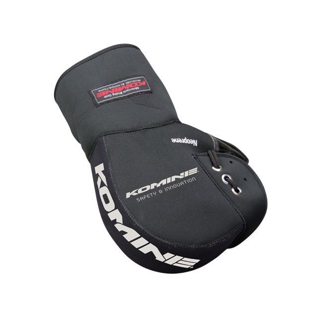 コミネ AK-049 ネオプレンハンドルウォーマー ロング カラー ブラック ・09-049