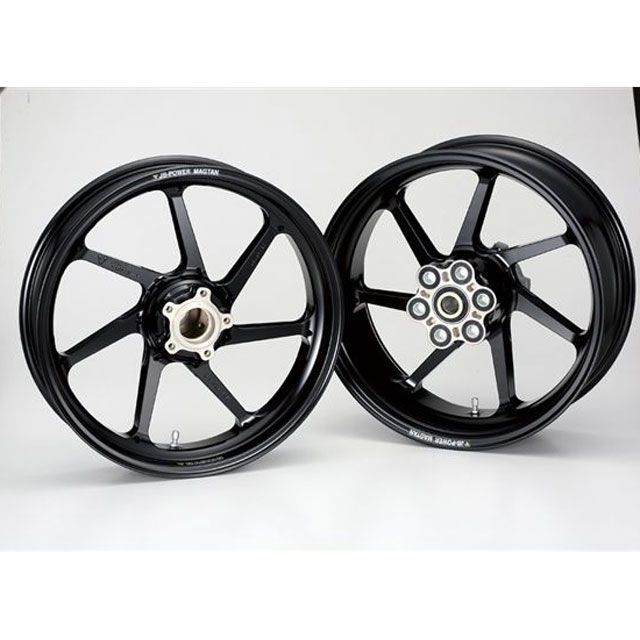マグタン マグネシウム鍛造ホイール セット MAGTAN JB4 フロント：3.50-17/リア：6.00-17 GSX-R1000 カラー ブラック JB4-308-01/BLK