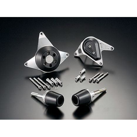 アグラス レーシングスライダー 4点SET A CBR600RR カラー ジュラコン/ホワイト タイプ ロゴ無 342-171-011