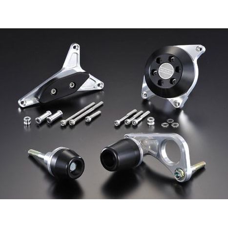 アグラス レーシングスライダー 4点SET GSX-R600 カラー ジュラコン/ホワイト タイプ ロゴ無 342-394-003