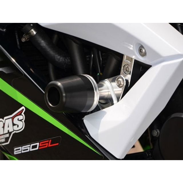 AGRAS レーシングスライダー ストリートタイプ カラー：ジュラコン/ブラック タイプ：ロゴ無 342-495-000B アグラス スライダー類 バイク ニンジャ250SL