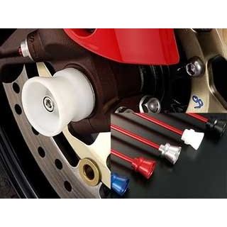 アグラス フロントアクスルプロテクター ファンネルタイプ GSX-R1000 仕様 ジュラコン（R） カラー ブラック 344-383-J0B