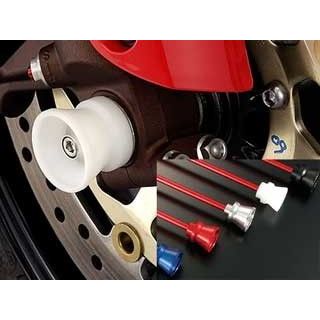 アグラス フロントアクスルプロテクター ファンネルタイプ ZRX1100/ZRX1100-2、ZRX1200R/S、ZZR1100（D型）、ZZR1200 仕様 アルミ カラー シルバー 344-456-A0S