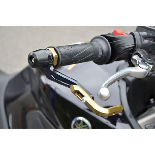 アグラス レバーガード MT-07 MT-09 ガードエンド＆ベースカラー レッド ガードステー ブルー ジュラコン（R） ブラック 301-273-RBB