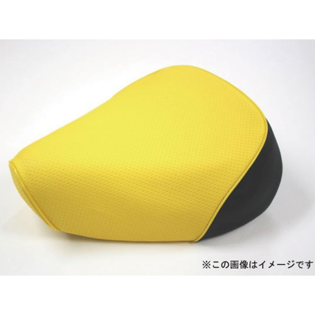 グロンドマン グランドアクシス100（5FA） 国産シートカバー エンボスイエロー グランドアクシス100 タイプ 被せ 仕様 黄パイピング GR42YC250P100