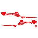 ワールドウォーク グロム用 グラフィックステッカー GROM タイプ 単色 カラー 赤 grom-1_red