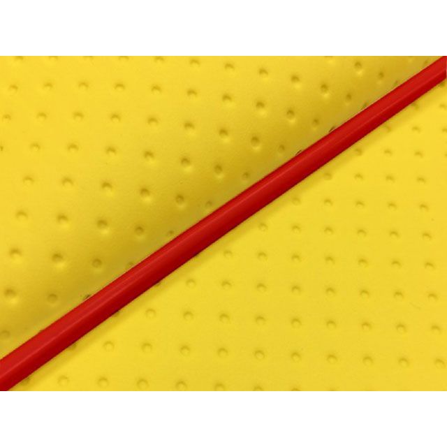 グロンドマン シグナスD（4TG/4KP） 国産シートカバー フルエンボスイエロー シグナスD タイプ 張替 仕様 赤パイピング GH68YC400P40