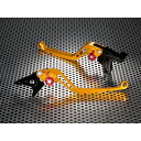 ユーカナヤ スタンダードタイプ ロングアルミビレットレバーセット YZF750/R YZF750SP レバー ゴールド アジャスター レッド YA028-004-0102-05(2)