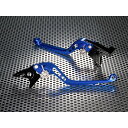 ユーカナヤ スタンダードタイプ ロングアルミビレットレバーセット YZF-R7 レバー ブルー アジャスター ブラック YA029-004-0104-01(2)