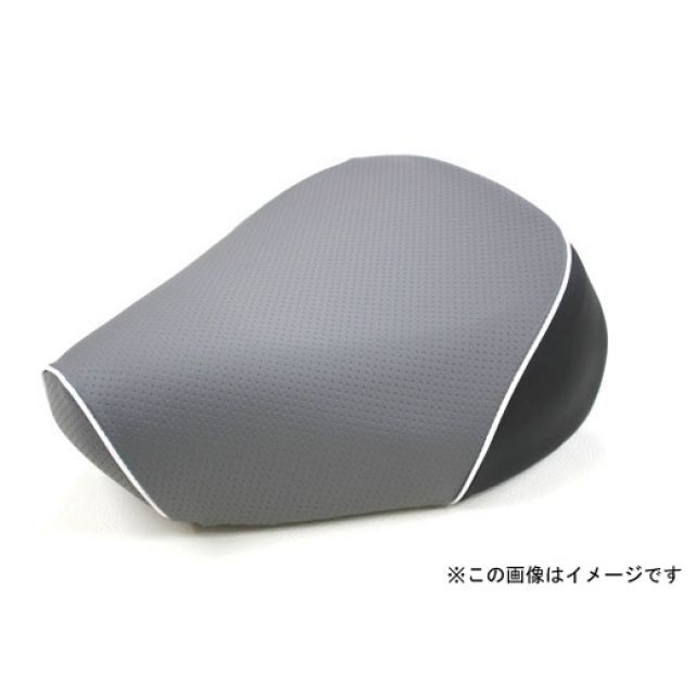 グロンドマン シグナスX（SE12J） 国産シートカバー エンボスグレー シグナスX タイプ 張替 仕様 白パイピング GH103YC120P20