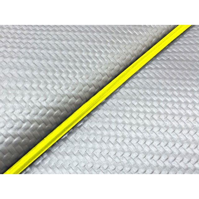 グロンドマン ジョグ（3KJ） 国産シートカバー カーボンシルバー ジョグ タイプ 被せ 仕様 黄パイピング GR23YC170P100