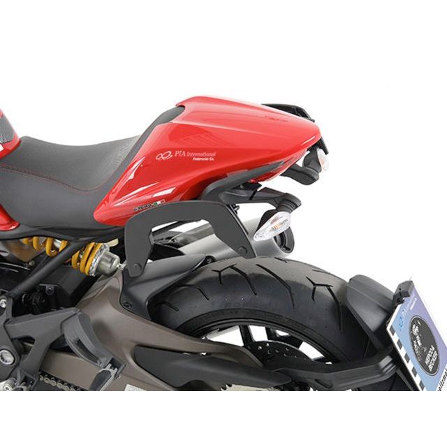 ヘプコ＆ベッカー サイドソフトケースホルダー（キャリア）「C-Bow」（ブラック） Monster 1200/S Monster 1200S 630-7525-0001