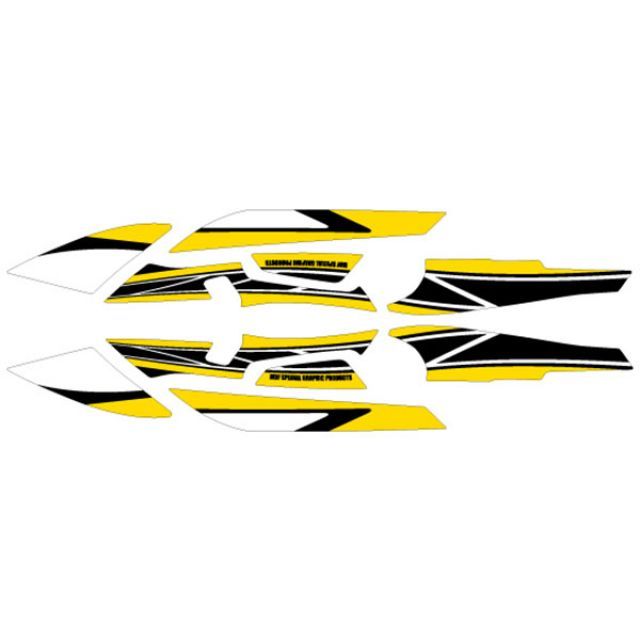 【メーカー直送】エムディーエフ TMAX530 グラフィックキット ストロボモデル パンプキンイエロータイプ TMAX タイプ サイドカバーセット MTMX53-D-PY-SC