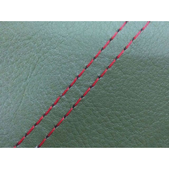 グロンドマン スーパージョグ/ZR（3YK） 国産シートカバー ダークグリーン スーパージョグ/ZR タイプ 張替 仕様 赤ダブルステッチ GH24YC300SW40