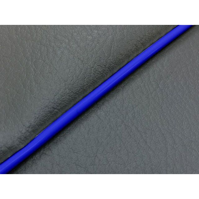 グロンドマン スーパージョグ/ZR（3YK） 国産シートカバー ダークグレー スーパージョグ/ZR タイプ 張替 仕様 青パイピング GH24YC510P50